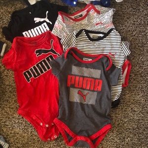 5 puma onesies